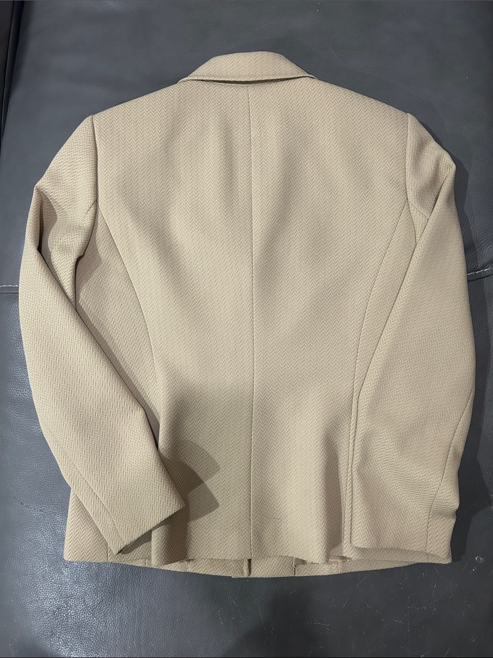 Le Suit Vintage Women's Tailored Cream Blazer Jacket sz 6P - Picture 5 of 7